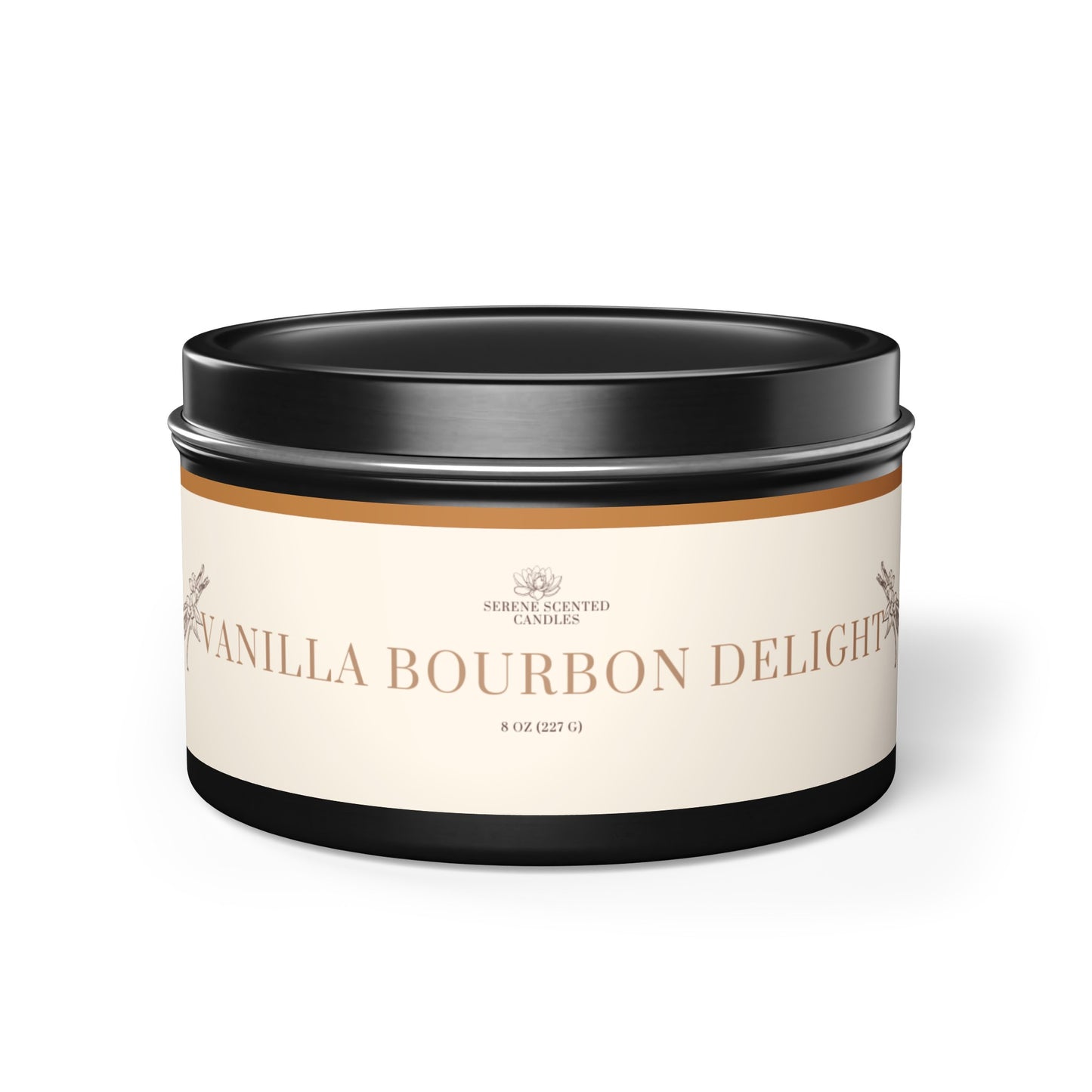 Vanilla Bourbon Delight Scented Candle