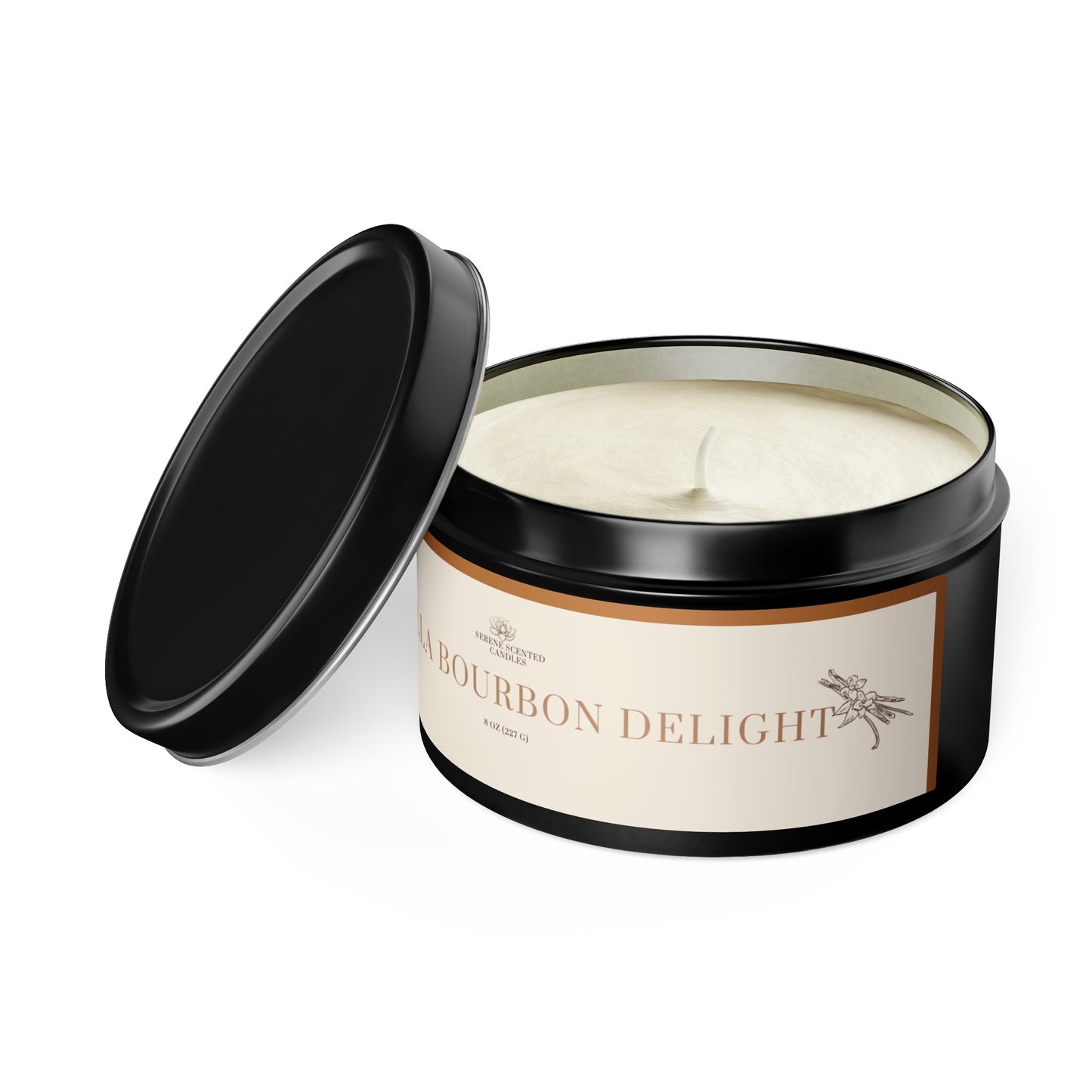 Vanilla Bourbon Delight Scented Candle