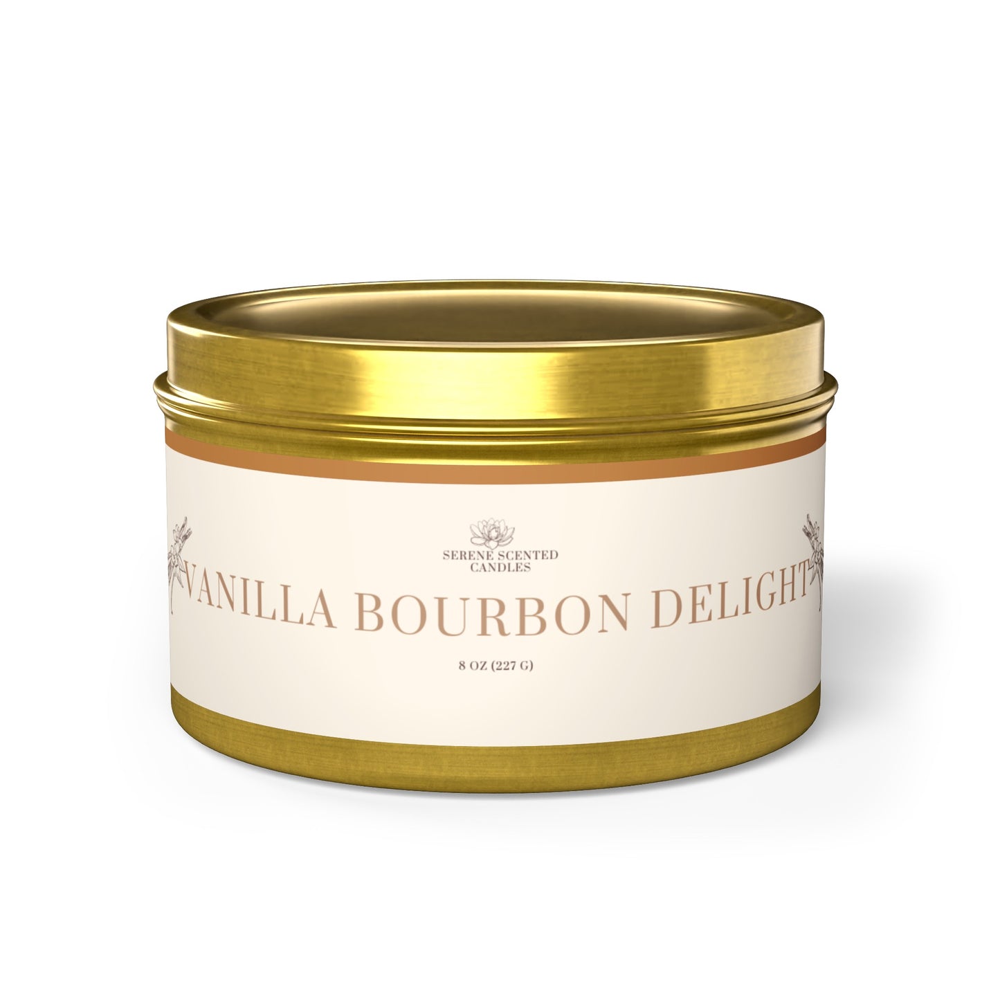 Vanilla Bourbon Delight Scented Candle