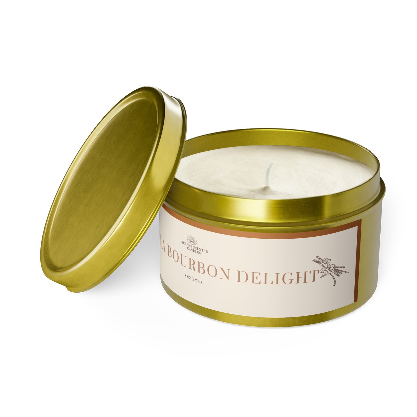 Vanilla Bourbon Delight Scented Candle