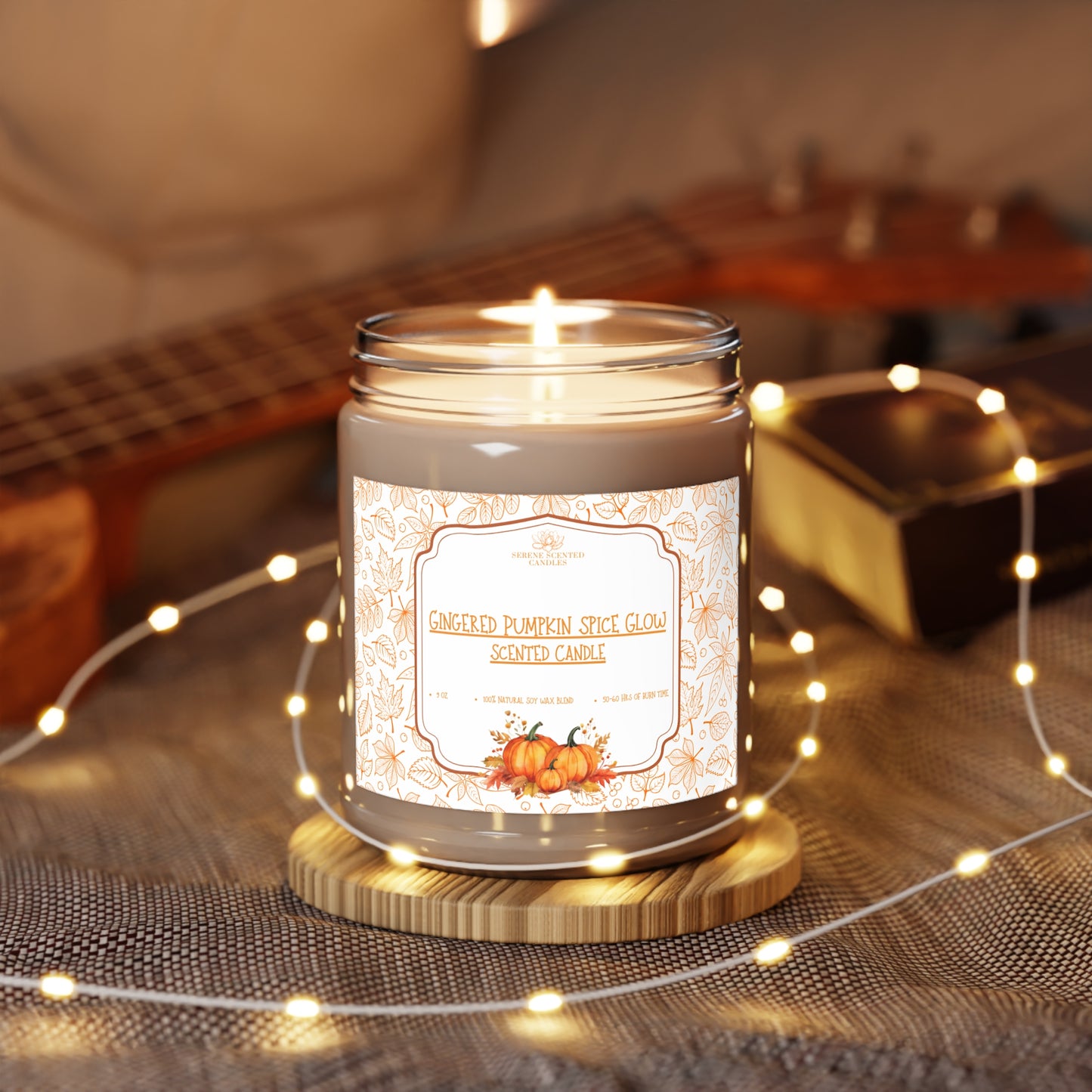 Gingered Pumpkin Spice Glow Scented Candle