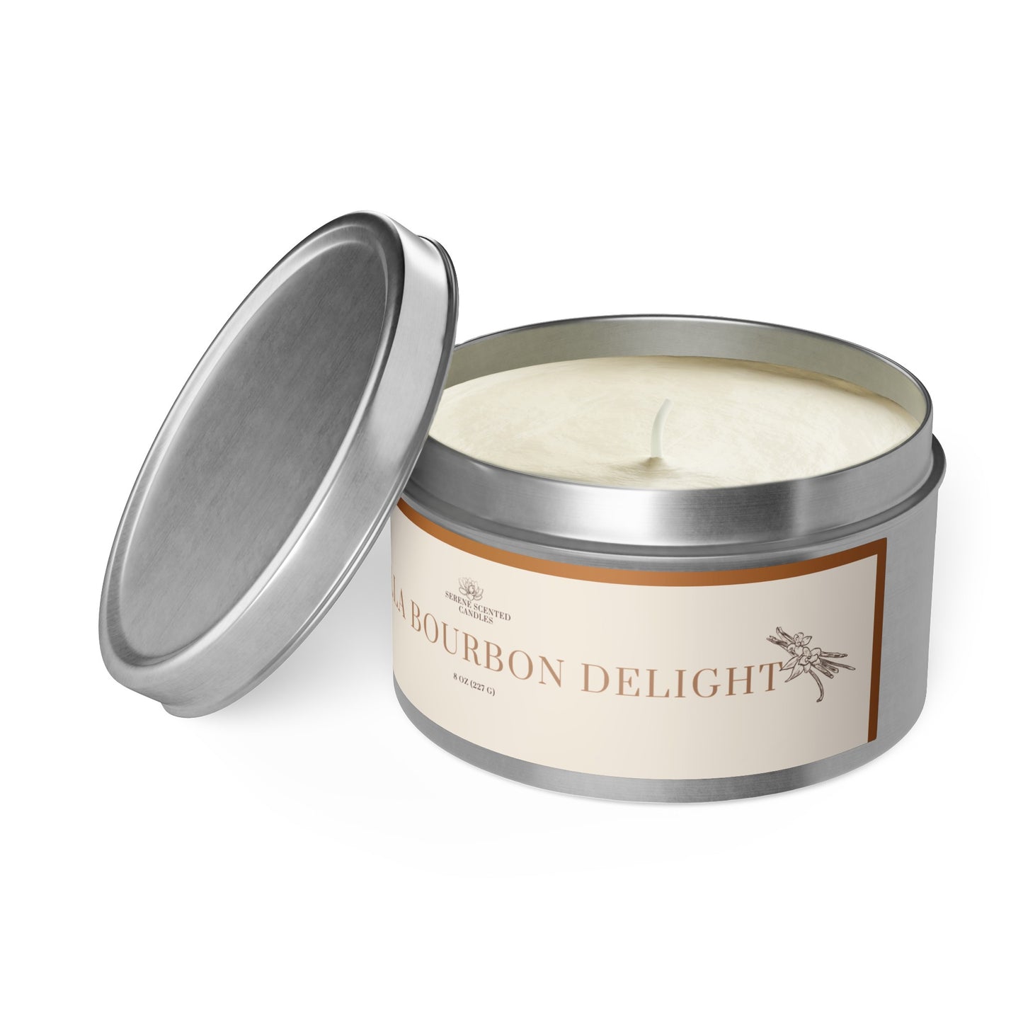 Vanilla Bourbon Delight Scented Candle