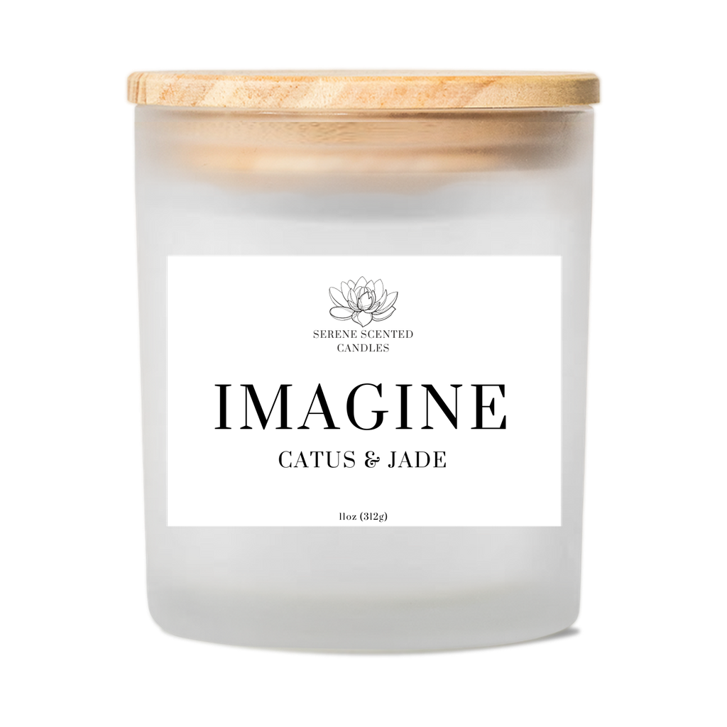 Imagine- Cactus & Jade Scented Candle