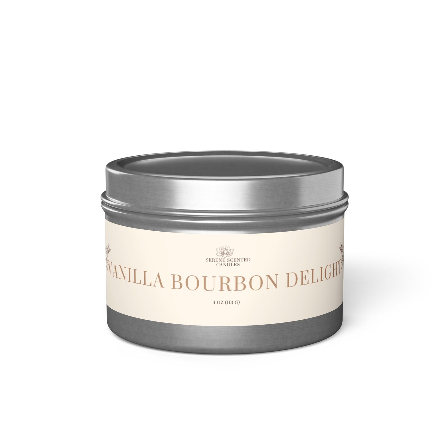 Vanilla Bourbon Delight Scented Candle