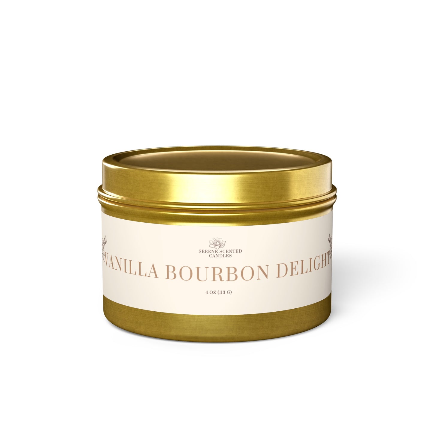 Vanilla Bourbon Delight Scented Candle